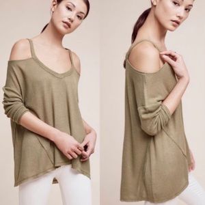 Anthropologie- Millipa Open-Shoulder Top
